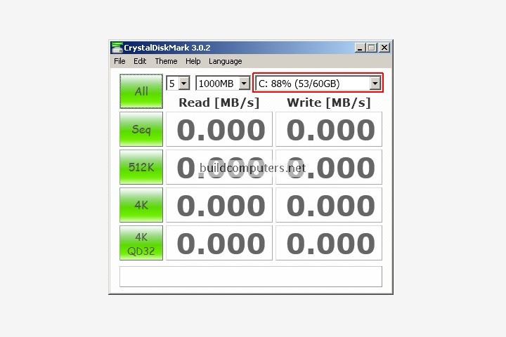 CrystalDiskMark Screenshot