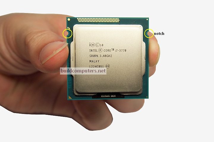 Holding a CPU