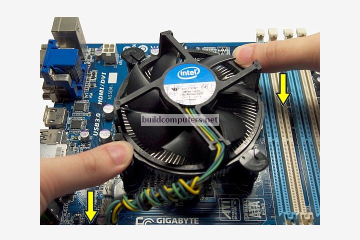 Installing a CPU Fan - to a CPU Cooler