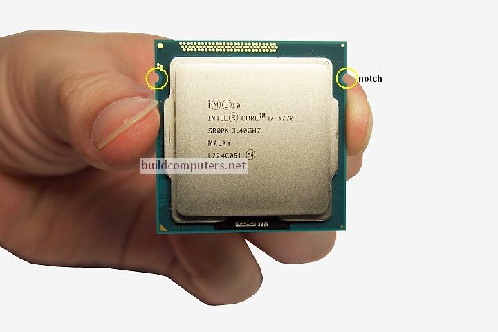 Holding a CPU